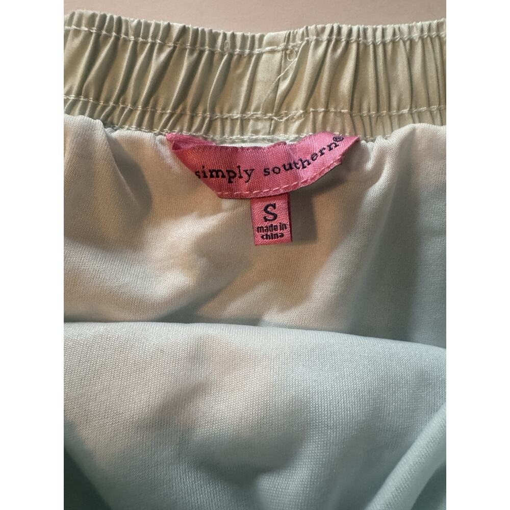 Simply Southern Womens Shorts Lot 2 Small Athletic Ruffle Running Pink Blue - Picture 8 of 9